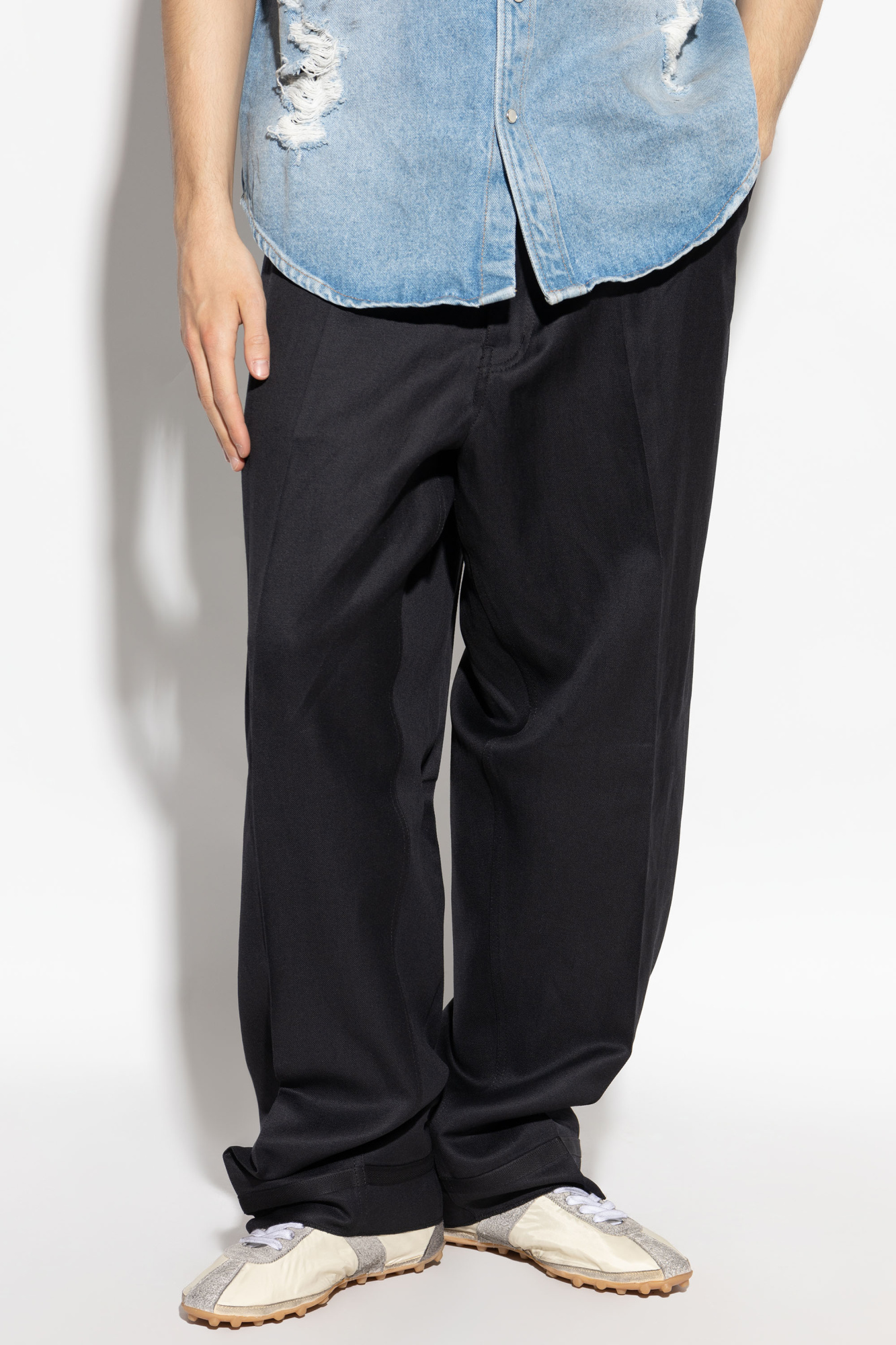 Maison Margiela Wool pants with crease | Men's Clothing | Vitkac Maison Margiela Wool pants with crease | Men's Clothing | Vitkac